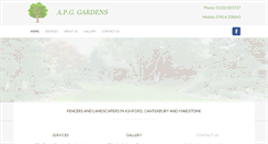Desktop Screenshot of apggardens.com
